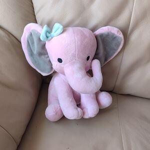 Pink Elephant Plush Toy